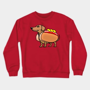 Dachshund Hotdog Sausage Crewneck Sweatshirt